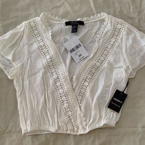 Off white forever 21 blouse